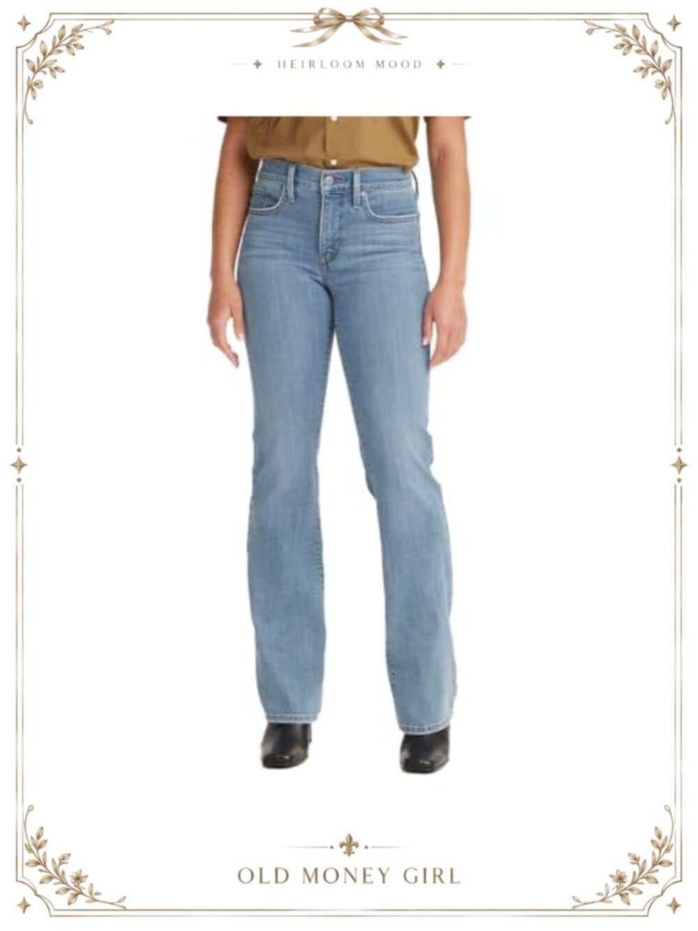 Levi's 315 Shaping Bootcut Jeans Mid Rise Tummy Slimming Stretch Denim